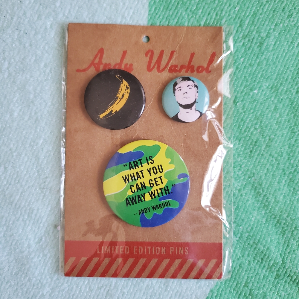 Andy Warhol Limited Edition Pin Set - Multicolor